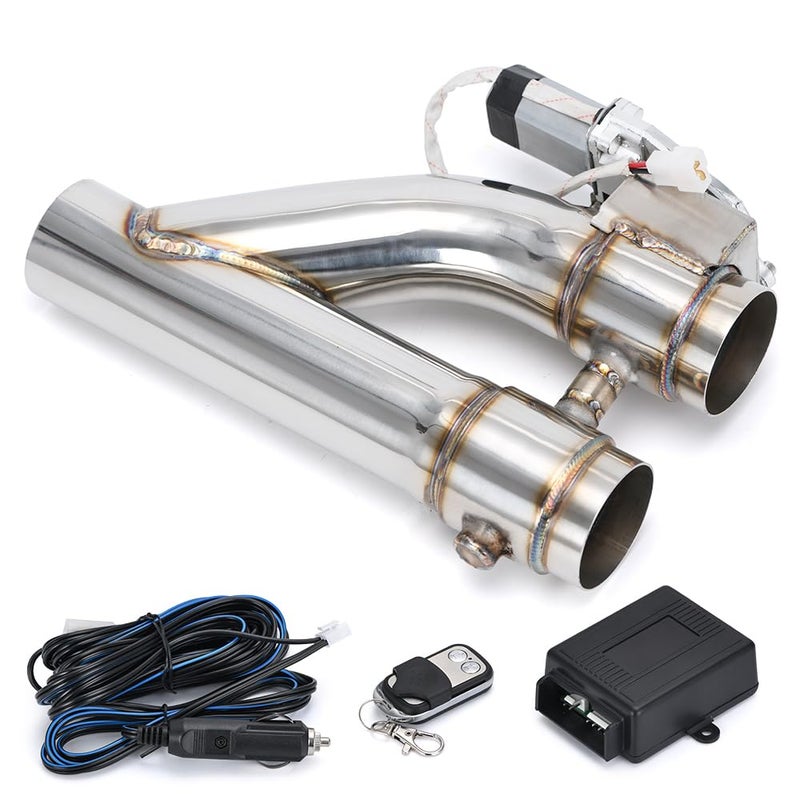 PQY Universal 2.5 Inch Stainless Steel Exhaust Pipe Kit - Image 1